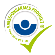 Gütesiegel emissionsarmes Produkt Gütesiegel emissionsarmes Produkt