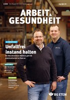 Themen der Ausgabe: Unfallfrei instand halten; Absturzgefahr; Klimawandel