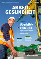 Themen der Ausgabe: Enge Räume, Wichtige Hilfe, Arbeiten am Kran (mit Aushang)