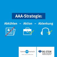 Angesichts der aktuellen Nachrichtenlage kann man schon mal unsicher werden. Die AAA-Strategie hilft, einen kühlen Kopf zu bewahren: Abkühlen – Aktion – Ablenkung.