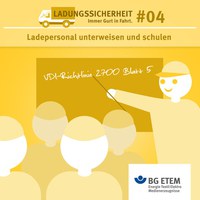 Das macht Schule: Das Ladepersonal muss
natürlich unterrichtet werden. Dazu zählen
regelmäßige Unterweisungen der
Verladeanweisungen und mindestens alle drei Jahre eine Schulung nach VDI-Richtlinie 2700 Blatt 5. Dies kann durch den Leiter der Ladearbeiten erfolgen. Wichtig: Unterweisungen sind zu dokumentieren! So können auch funktionierende Betriebsabläufe nachgewiesen werden.
