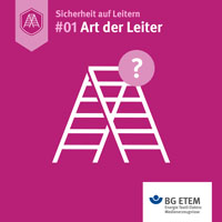 Hoch hinaus - aber sicher! Ob im Lager, der Baustelle oder im Büro - der Einsatz von Leitern ist für uns alle so selbstverständlich. Wir geben euch ein paar Profi-Tipps, damit der Aufstieg nicht zum Absturz wird. Heute: Die Auswahl der Leiter. Diese ist abhängig von der Arbeitsaufgabe, der Nutzungsdauer, der Bodenbeschaffenheit und anderen Faktoren. Die Betriebssicherheitsverordnung schreibt zudem vor, dass außerdem geprüft werden muss, ob eine Leiter für die auszuführende Tätigkeit tatsächlich erforderlich ist.
