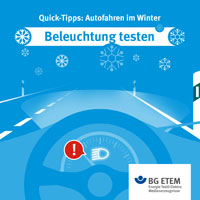 Sind alle Lampen funktionstüchtig und richtig eingestellt? Wenn ihr euch nicht sicher seid, fahrt am besten kurz in die Fachwerkstatt.
