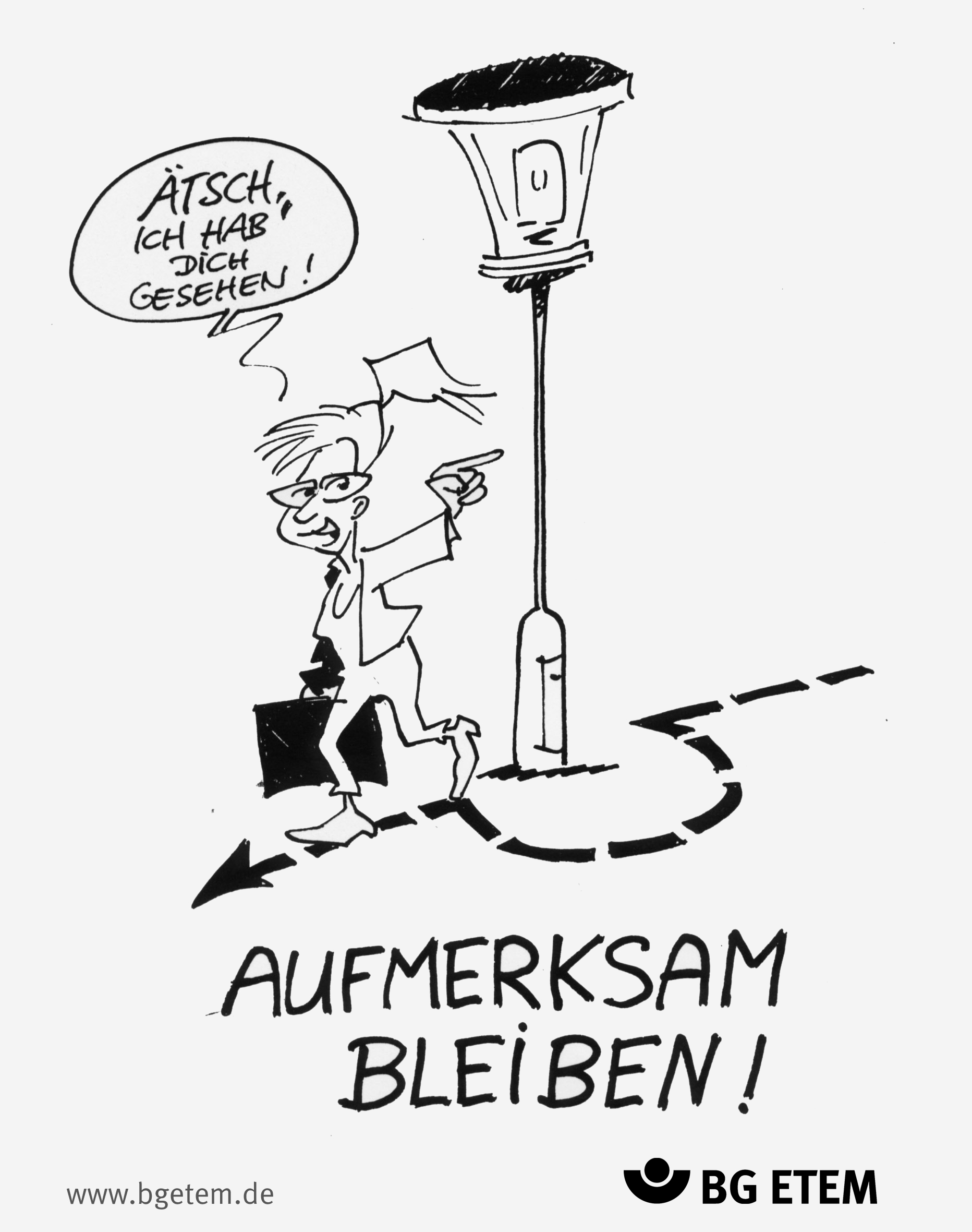 Karikaturen Arbeitssicherheit auf heitere Art — bgetem.de BG ETEM