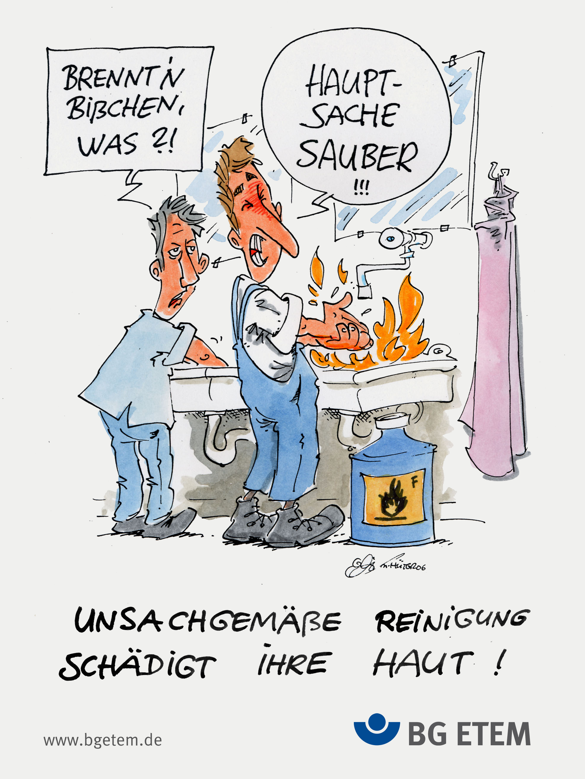 Lustige Arbeitsschutz Bilder: Zeichnen für die Sicherheit!