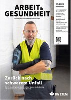 Eine Geschichte, die beeindruckt: Martin Malicki gelang es nach einem schweren Arbeitsunfall - mit Unterstützung seines Arbeitgebers und der BG ETEM - sich an einen ganz neuen Job zu wagen und die Herausforderungen im Alltag anzunehmen. In der Rubrik 