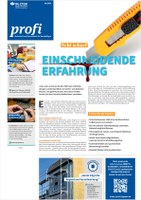Schnell einen Karton öffnen, eine schwere Last bewegen oder mit dem Stapler durch die Halle fahren: In Routineaufgaben steckt mitunter mehr Verletzungsgefahr als man denkt. Die profi 5.2026 zeigt nicht nur, wie Sie Schnittverletzungen mit dem Cuttermesser vermeiden, sondern auch wie man mit neun praktischen Tipps den Rücken entlasten kann. Und warum zum sicheren Staplerfahren mehr gehört als ein Staplerschein, erläutert eine Profi-Fahrerin. Lesen Sie rein - und nehmen Sie Anregungen für Ihren Arbeitsalltag mit!