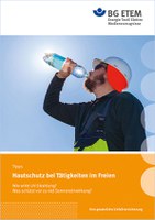 Sind Arbeiten im Freien erforderlich, so bieten technische Maßnahmen vorrangig Schutz vor der Sonnenstrahlung (UV-absorbierende Überdachungen, Sonnenschirme und -segel etc.). Lassen sich diese Maßnahmen nicht umsetzen, sollte man organisatorisch vorgehen.