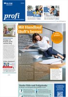 So simpel und wirkungsvoll: Auf Treppen eine Hand an den Handlauf, ist der beste Schutz vor Treppenunfällen. 