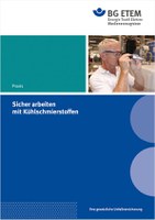 Die verschiedenen Arten der Metallbe- und -verarbeitung, wie z. B. das Bohren, Schleifen, Fräsen oder Walzen, erfordern den Einsatz von Kühlschmierstoffen.  Welche Schutzmaßnahmen helfen, das Arbeiten mit diesen Stoffen sicher zu gestalten?  Die neu aufgelegte Broschüre 