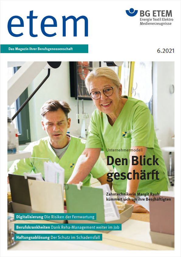 Unternehmermodell: Den Blick geschärft — bgetem.de - BG ETEM