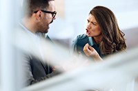 Reden, nicht schreien