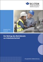 Fragen der Arbeitssicherheit sind ein zentrales Thema für den Betriebsrat. Im Austausch mit der Unternehmensleitung kann er hier großen Einfluss nehmen. Die vorliegende, komplett überarbeitete Broschüre der BG ETEM stellt kurz und übersichtlich die wichtigsten Akteure der Arbeitssicherheit vor und erläutert grundlegende Begriffe, vom Arbeitsschutzausschuss über die Gefährdungsbeurteilung bis hin zur Unfallmeldung.