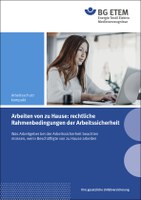 Welche Regeln gelten in Sachen Arbeitssicherheit bei der Arbeit von daheim und unterwegs? Welche Pflichten haben die Arbeitgeber, welche die Beschäftigten? Die Verwendung dieses Bildes ist nur in Verbindung mit der Pressemitteilung und nicht zu anderen Zwecken gestattet.