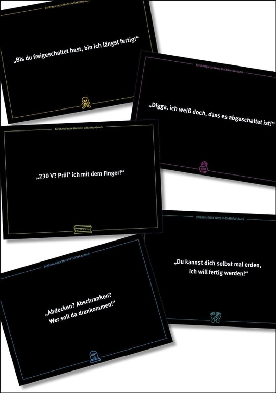 JA zu den 5 Sicherheitsregeln - NEIN zum Risiko