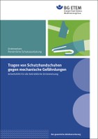 Woran erkennt man bei Handschuhen gegen mechanische Gefährdungen, welchen Schutz sie bieten? Wie ermittelt man die richtige Handschuhgröße? Hierbei hilft die neue Unterweisungshilfe der BG ETEM zum Tragen von Schutzhandschuhen gegen mechanische Gefährdungen. Die Verwendung dieses Bildes ist nur in Verbindung mit der Pressemitteilung und nicht zu anderen Zwecken gestattet.