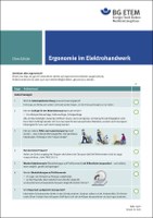 Schwere Lasten, vibrierende Werkzeuge, kleinteilige Tätigkeiten an der Decke, im Knien oder anderen schwer erreichbaren Stellen: Das Muskel-Skelett-System von Beschäftigten im Handwerk ist immer wieder Belastungen ausgesetzt. Diese Belastungen können auf Dauer etwa zu Knie-, Schulter- und Rückenproblemen führen.