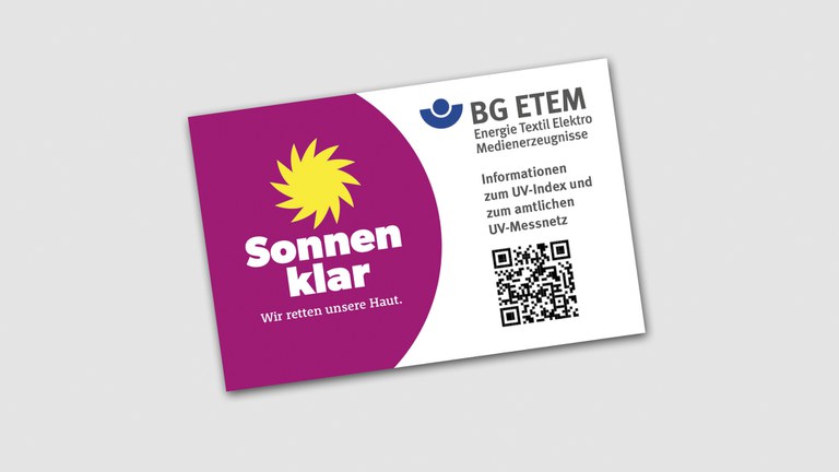 Neu: BG ETEM-Karte für den UV-Test