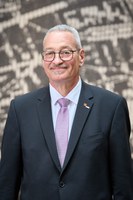 Hans-Peter Kern, alternierender Vorsitzender des Vorstands der BG ETEM für die Versichertenseite. Köln, 2023.