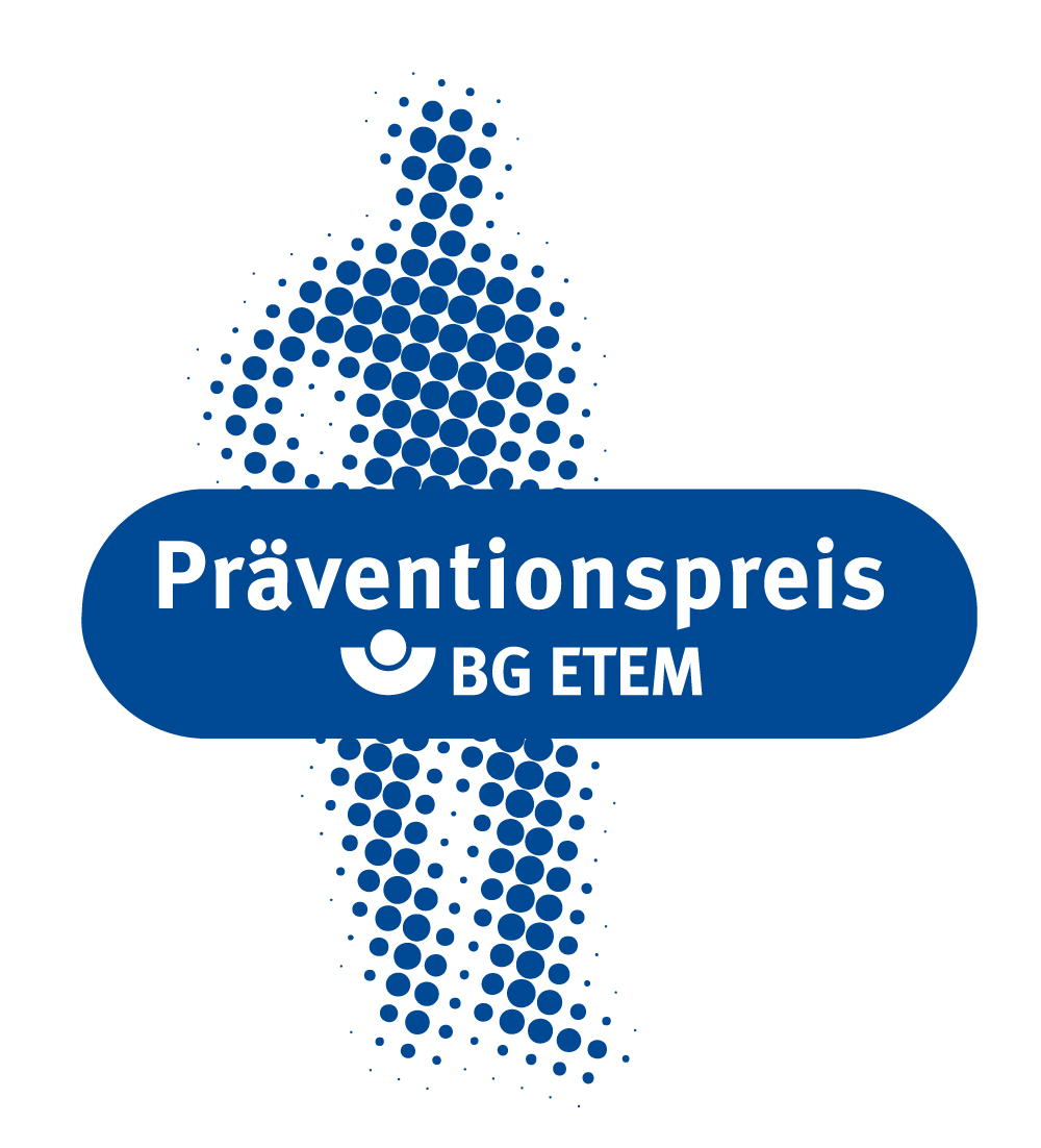 Logo des Präventionspreises der BG ETEM