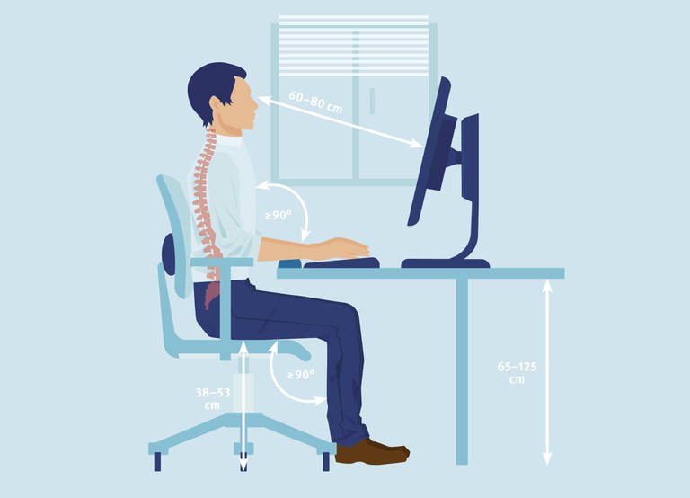 Tipps für gesundes Arbeiten am Schreibtisch