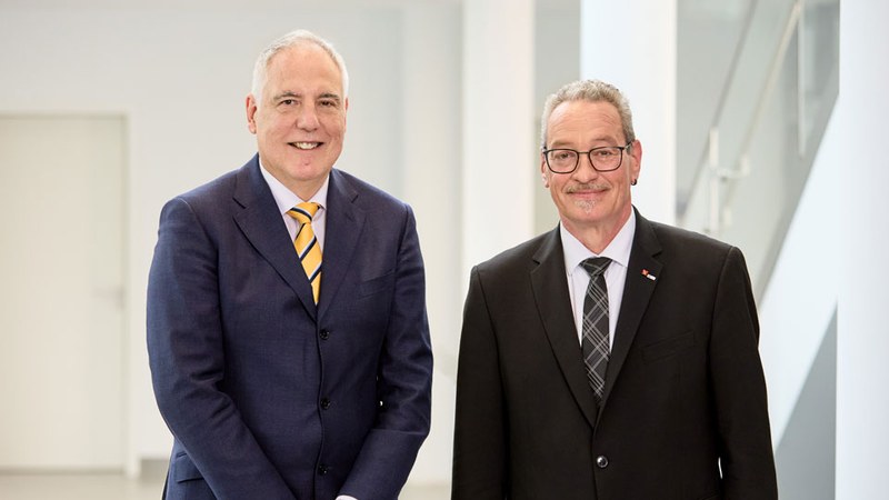 Von links: Franz Donner, Hans-Peter Kern Von links: Franz Donner, Hans-Peter Kern