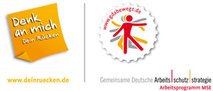 Logokombination Denk an mich - GDA