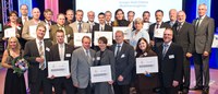 Die Preisträger des präventionspreises der BG ETEM. Frankfurt 2010