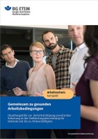 Titelseite der Handlungshilfe "Gemeinsam zu gesunden Arbeitsbedingungen"