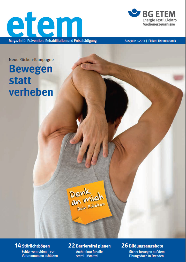 Titelseite etem 3.2013 Ausgabe Elektro Feinmechanik 