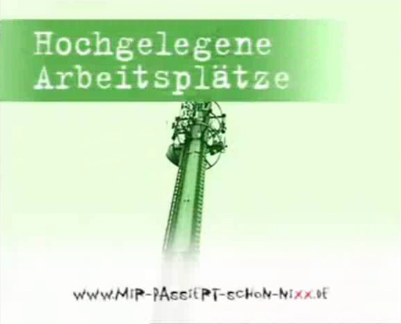 Mir passiert schon nixx - Hochgelegene Arbeitsplätze