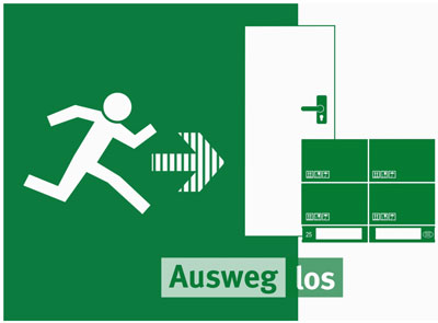 Plakat 2019 "Ausweglos"